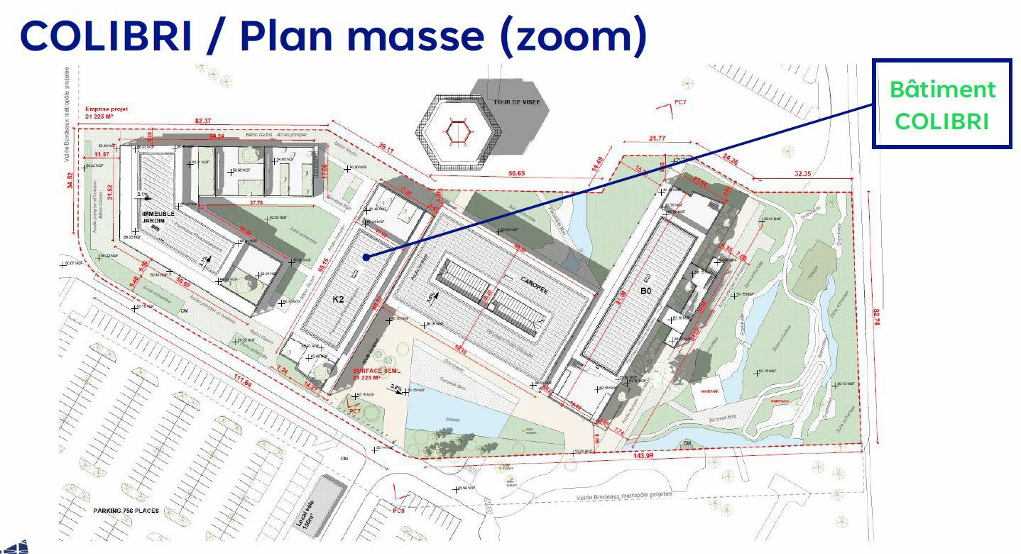 Bureau Pessac 1633m² Location bureau Pessac Gironde OLBUR2316043 1